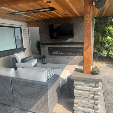 Lake Sammamish Waterfront Paver Deck & Outdoor Living | Issaquah, WA