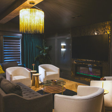 Bonus Room Transformation: Bar, Media Room, Murphy Door to Secret Room