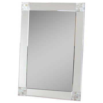 Mother of Pearl Corners Mirror
