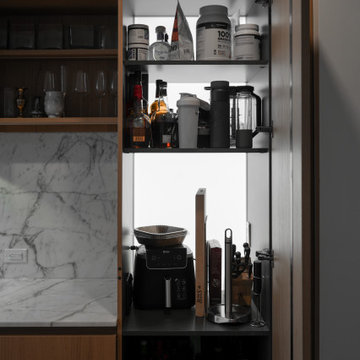 Chestnut Veneer Kitchen in Williamsburg, Brooklyn