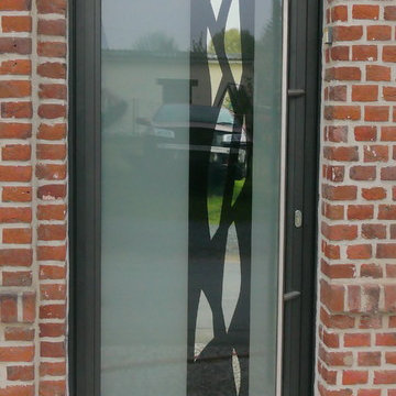 Instalation menuiseries en ALU - NOIR 2100