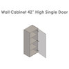 12 x 42 Wall Cabinet-Single Door-with White Gloss door