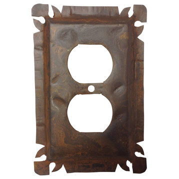 Rustic Tin Switch Plates/Switchplates/Outlet Covers/Plate Covers, Cut Corners, S