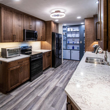 French Roast Kitchen Cabinetry with Eternia Quartz Countertop