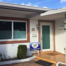 Snyder Residence in North Miami - Front Doors