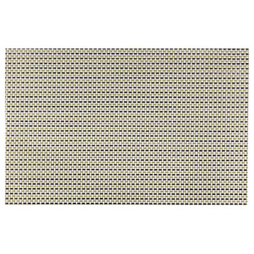 Transparent Green Weave Placemat, 18"x12"