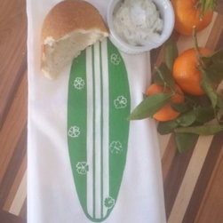 Coastal Tea Towels-Aloha Surfboard - Products
