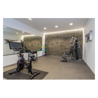 101 Ericas Lane - Contemporary - Home Gym - New York - by Jason Thomas ...