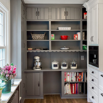 Pantry Storage with Beverage Center