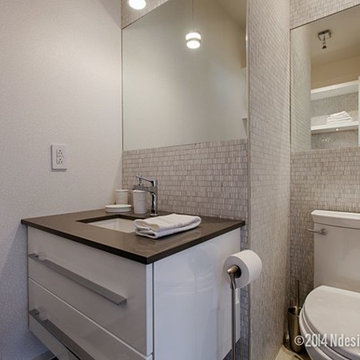 Small powder room & laundry room