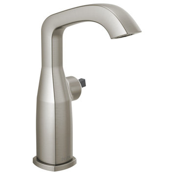 Delta Mid-Height Faucet Less Handle Stainless
