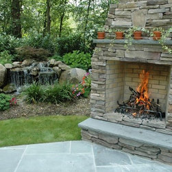 Stand-alone Custom Fireplace (Long Island/NY): - Fire Pits