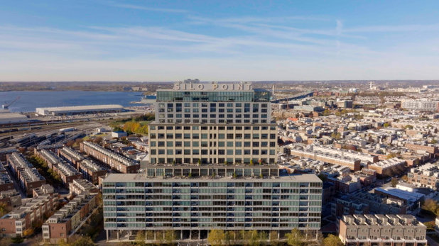 Silo Point building in Baltimore
