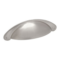 Cosmas - Cosmas 4199SN Satin Nickel Cabinet Cup Pull - Cabinet And Drawer Handle Pulls