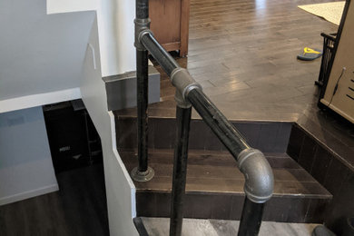 Trendy home design photo in Calgary