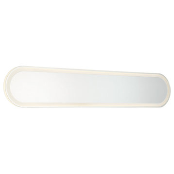 Minka Lavery 6119-3 36" x 7" Oval LED Vanity Mirror - White