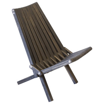 GloDea Outdoor Foldable Lounge Chair X36, Wild Black