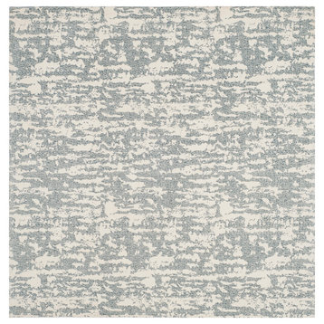 Safavieh Marbella Collection MRB631 Rug, Blue/Ivory, 6' Square