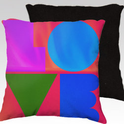TOROSIETE Throw Pillow Cover - Amor with White Back - Products
