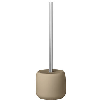 SONO Plunger With Decorative Holder, Tan
