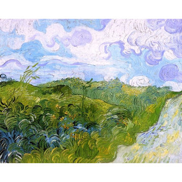 Vincent Van Gogh Green Wheat Fields Wall Decal