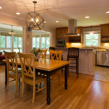 Kitchen Great Room with Light-filled Sunroom