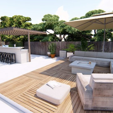 Transforming an Empty Backyard | Dry Tolerant Landscaping