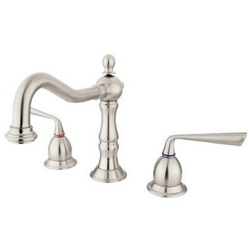 Kingston Brass Widespread Bathroom Faucets With Brushed Nickel KS1978ZL