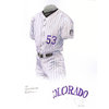 Original Art of the MLB 2001 Colorado Rockies Uniform