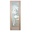 Front Door - Palm Sunset - Mahogany - 36" x 96" - Book/Slab Door