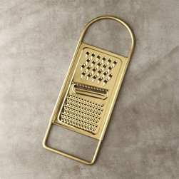 Shiny Gold Grater | CB2 - Products