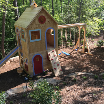 Design incorporates functional play areas into your landscape