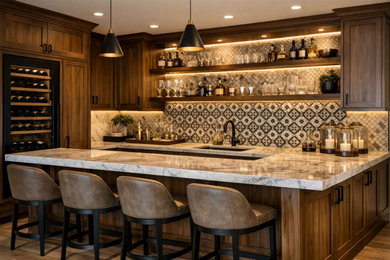 Home bar - home bar idea in Los Angeles