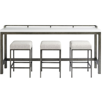 Universal Furniture Curated Essence Console Table w/Stools