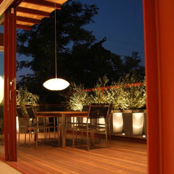 The Arroyo Collection: Dining Deck from Sculpture Plinth