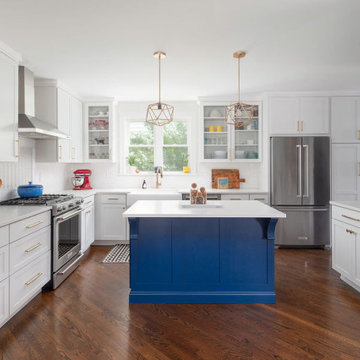 Transitional Design-Build Home Remodel (Kitchen, Bath & Mudroom)