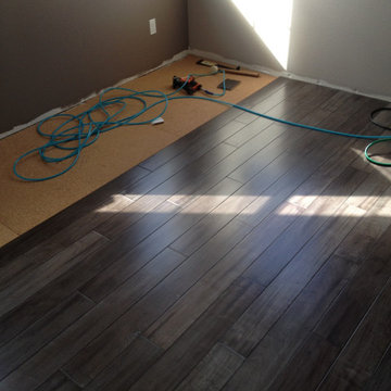 Hardwood Flooring and Stairs - Staple down over cork underlayment