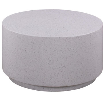 Terrazzo Light Speckled Coffee Table - Gray