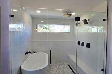 Inspiration for a timeless bathroom remodel in Denver