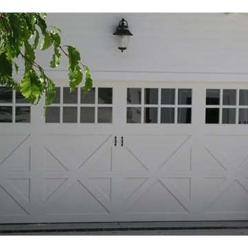 Painted Wood Carriage Garage Doors