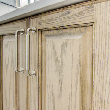 Modern Botanical Primary Bath Remodel Shawnee, KS