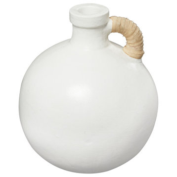 Modern White Ceramic Vase 563641