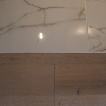Brushed White Oak Engineered Hardwood in a New Italian House