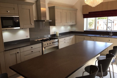 Photo of a contemporary kitchen in Kent.