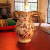 Cream Floral With Butterfly Ceramic Decorative Beautiful Pitcher