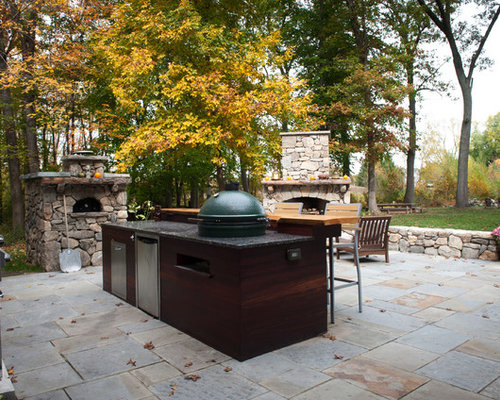 Big Green Egg Island | Houzz