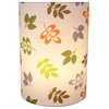 31251 Drum Shaped Spider Lamp Shade, Off White, 8" wide, 8"x8"x11"