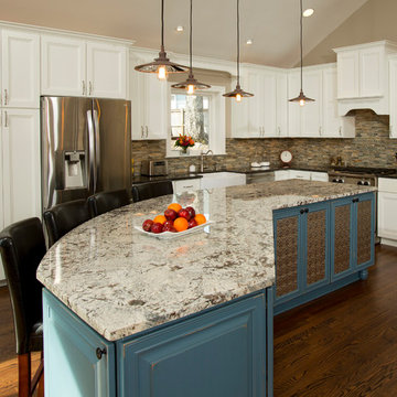 Transitional Two Tone Kitchen