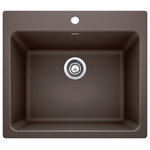 Blanco - 25"x22"x12" Blanco Liven Silgranit Laundry Sink, Cafe Brown - Every room in the home deserves to look its best, including the laundry or mud room. BLANCO has designed its laundry sinks with features designed to specifically address the unique needs of cleaning beyond the kitchen.  Our sinks feature a generous 12" depth, dual mount installation (undermount or top mount for added versatility), and special accessories to keep cleaning tools handy and organized.  Available in a variety of colors, our laundry sinks will handle even the toughest cleaning jobs - without the drama, or the staining.