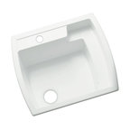 Sterling 995 Latitude 25" Single Basin Drop In or Undermount - White